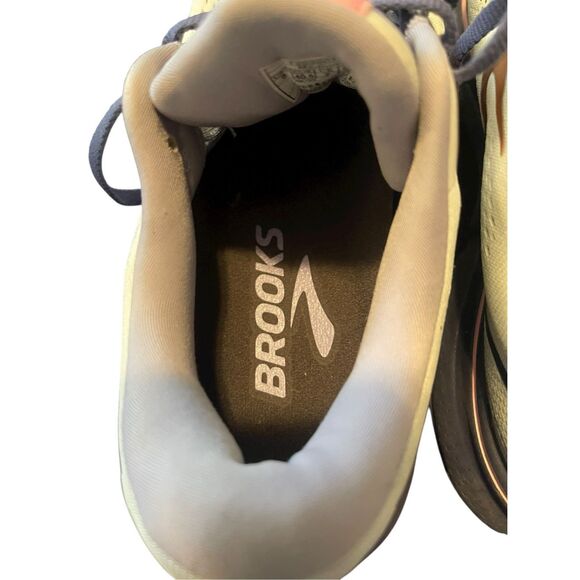 Brooks Womens Gray Purple Ghost 15 Neutral Running Shoes Sneakers Size 9 - Picture 8 of 11